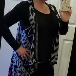 Long Sleeveless Cardigan Size Large